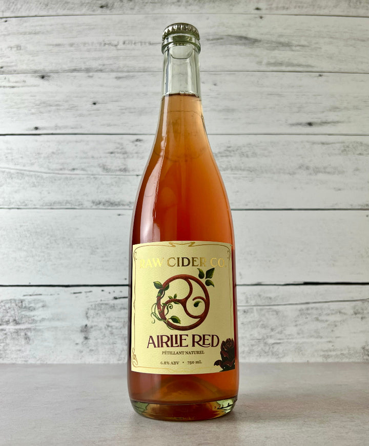 Photo of a 750 mL bottle of RAW Cider - Airlie Red - Petillant Naturel