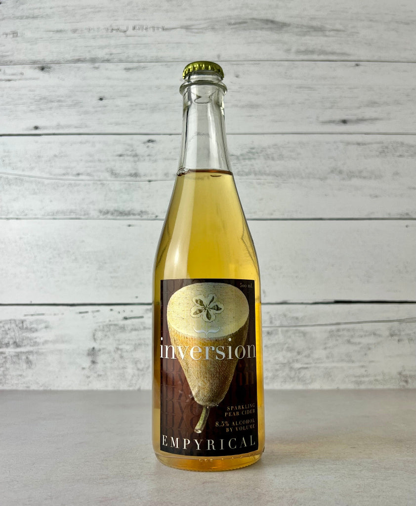 500 mL bottle of Empyrical Cider - Inversion ii - Sparkling Pear Cider