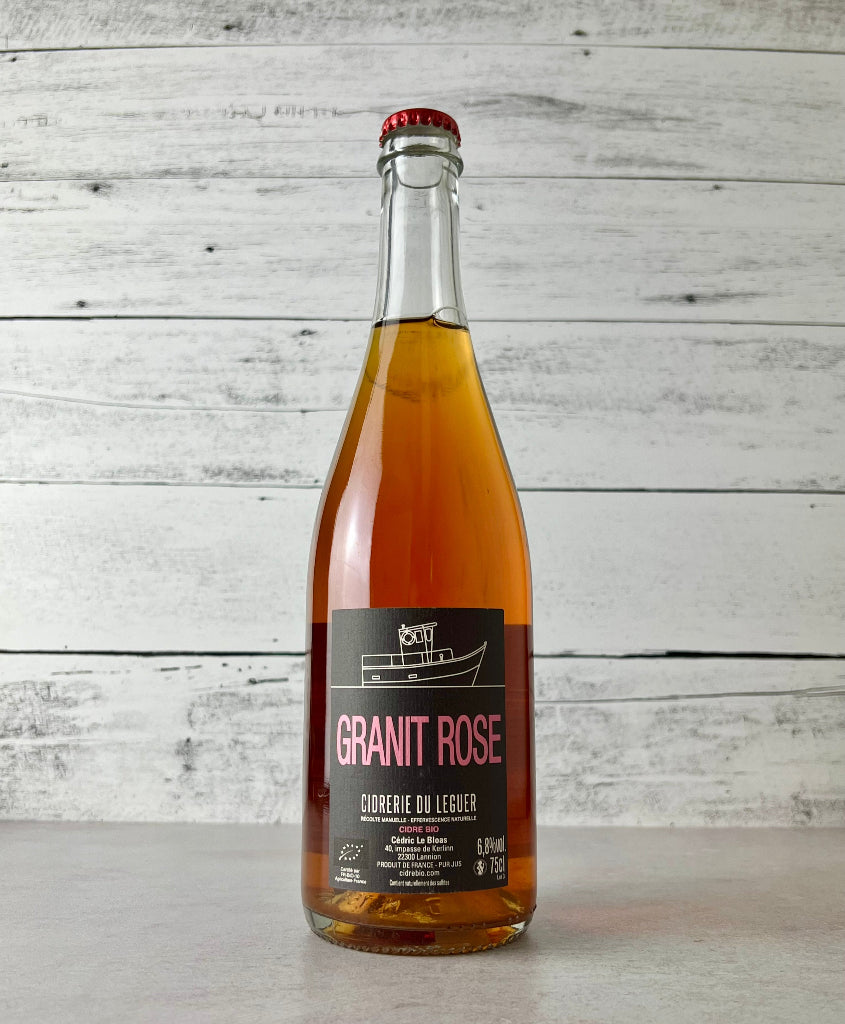 Photo of a 750 mL bottle of Cidrerie du Leguer - Cidre Granit Rosé