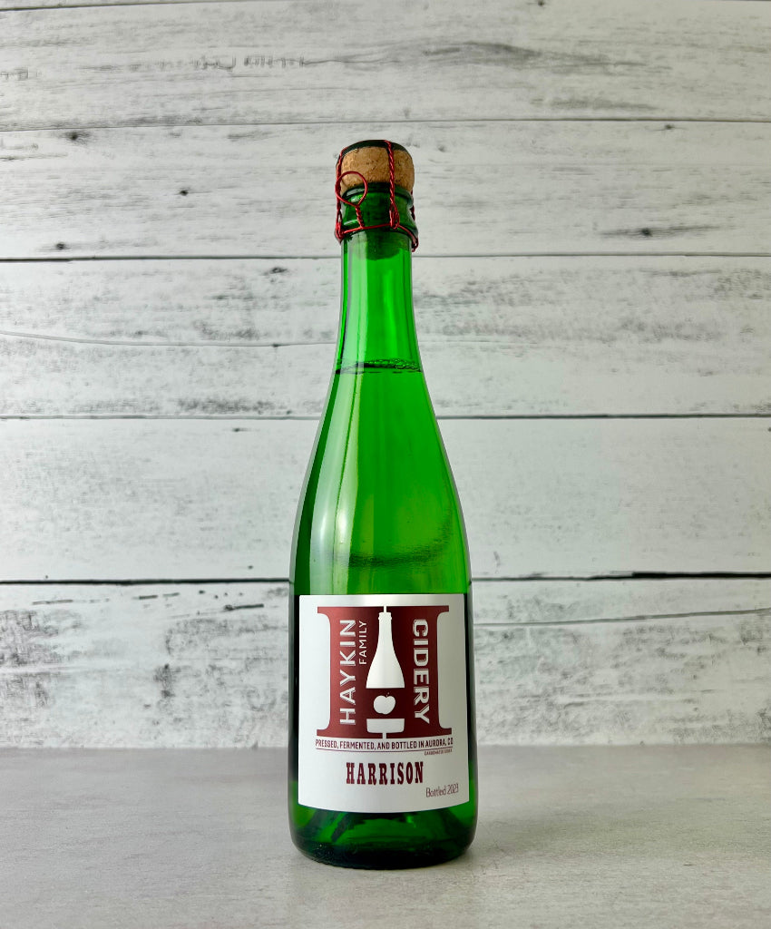 Photo of a 375 mL bottle of Haykin Harrison cider