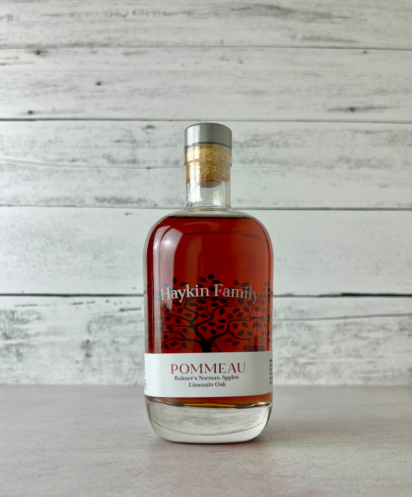 Photo of a bottle of Haykin Family Cider Pommeau - Bulmer's Norman Apples Limousin Oak