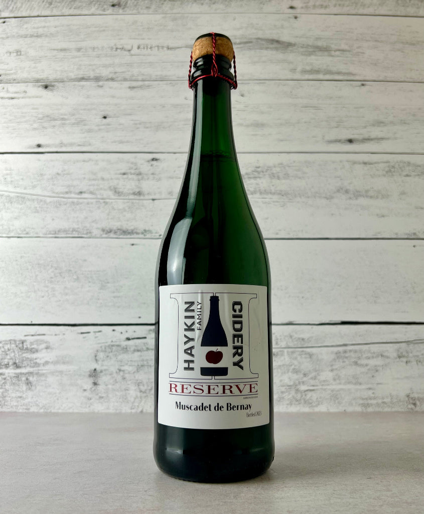 Photo of a 750 mL bottle of Haykin Family Cidery Reserve Muscadet de Bernay
