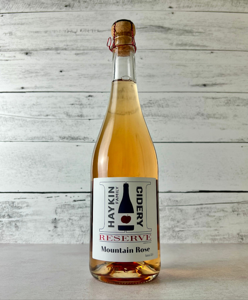 Photo of a 750 mL bottle of Haykin Family Cidery Reserve Mountain Rose