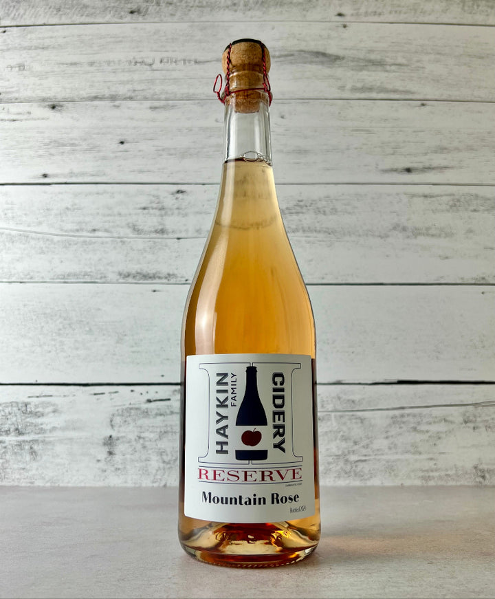 Photo of a 750 mL bottle of Haykin Family Cidery Reserve Mountain Rose