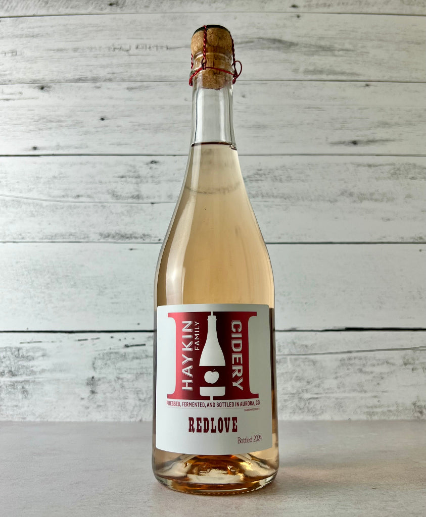 Photo of a 750 mL bottle of Haykin Family Cidery Redlove - Bottled 2024