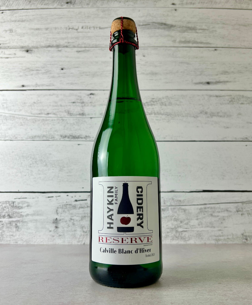 Photo of a 750 mL bottle of Haykin Family Cidery Reserve Calville Blanc d'Hiver