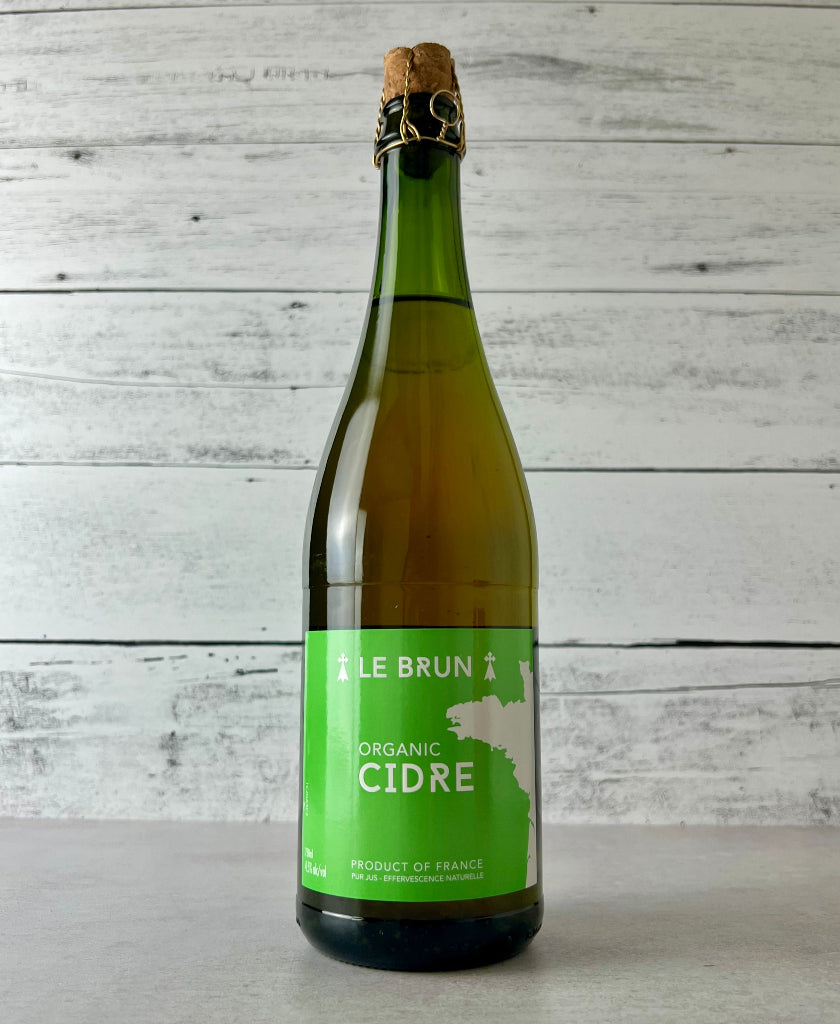 Photo of a 750 mL bottle of Le Brun - Organic Cidre (750 mL) - Product of France