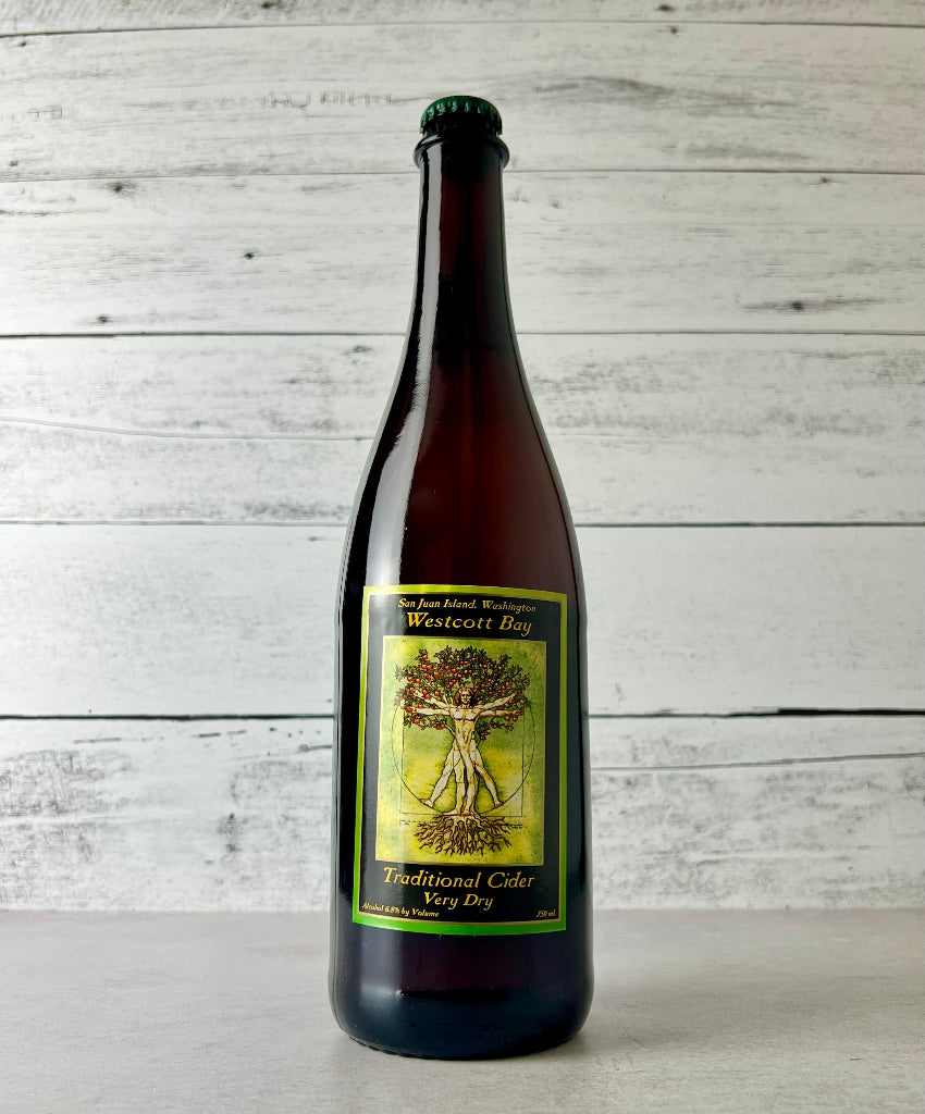 Photo of a 750 mL bottle of Westcott Bay Traditional Cider Very Dry - San Juan Island, Washington