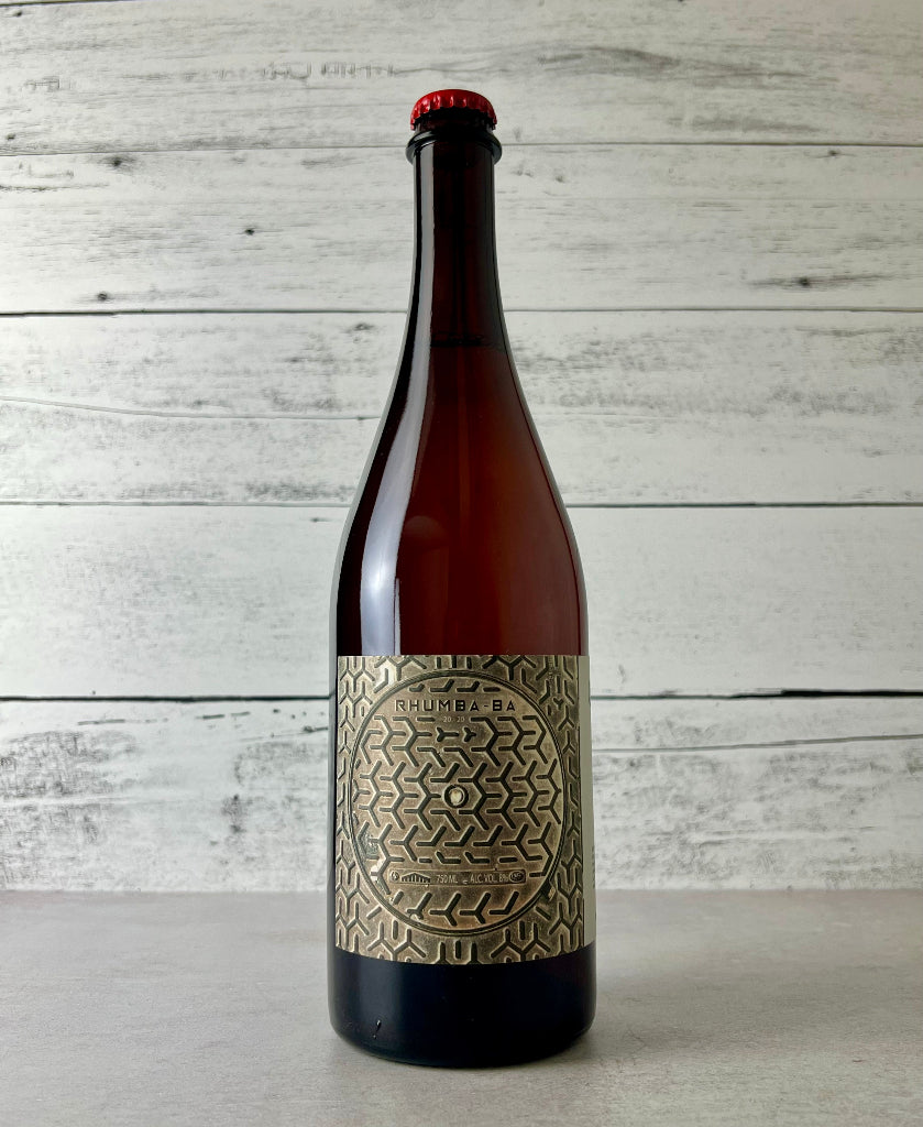 Photo of a 750 mL bottle of Durham Cider Rhumba-Ba Cider