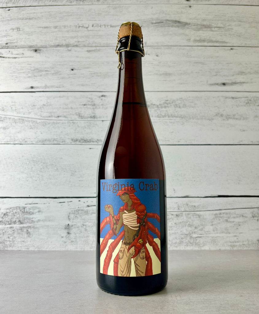 Photo of a 750 mL bottle of Eve's Cidery Virginia Crab cider