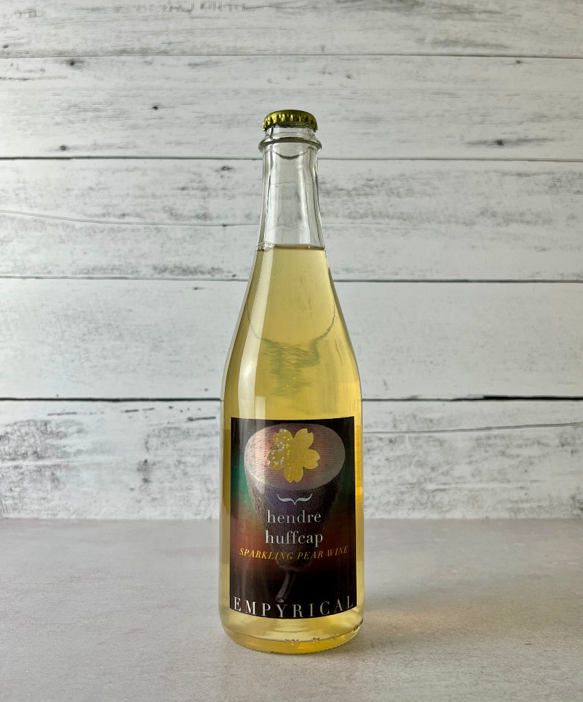 Photo of a 500 mL bottle of Empyrical Cider Hendre Huffcap Sparkling Pear Wine  (perry)