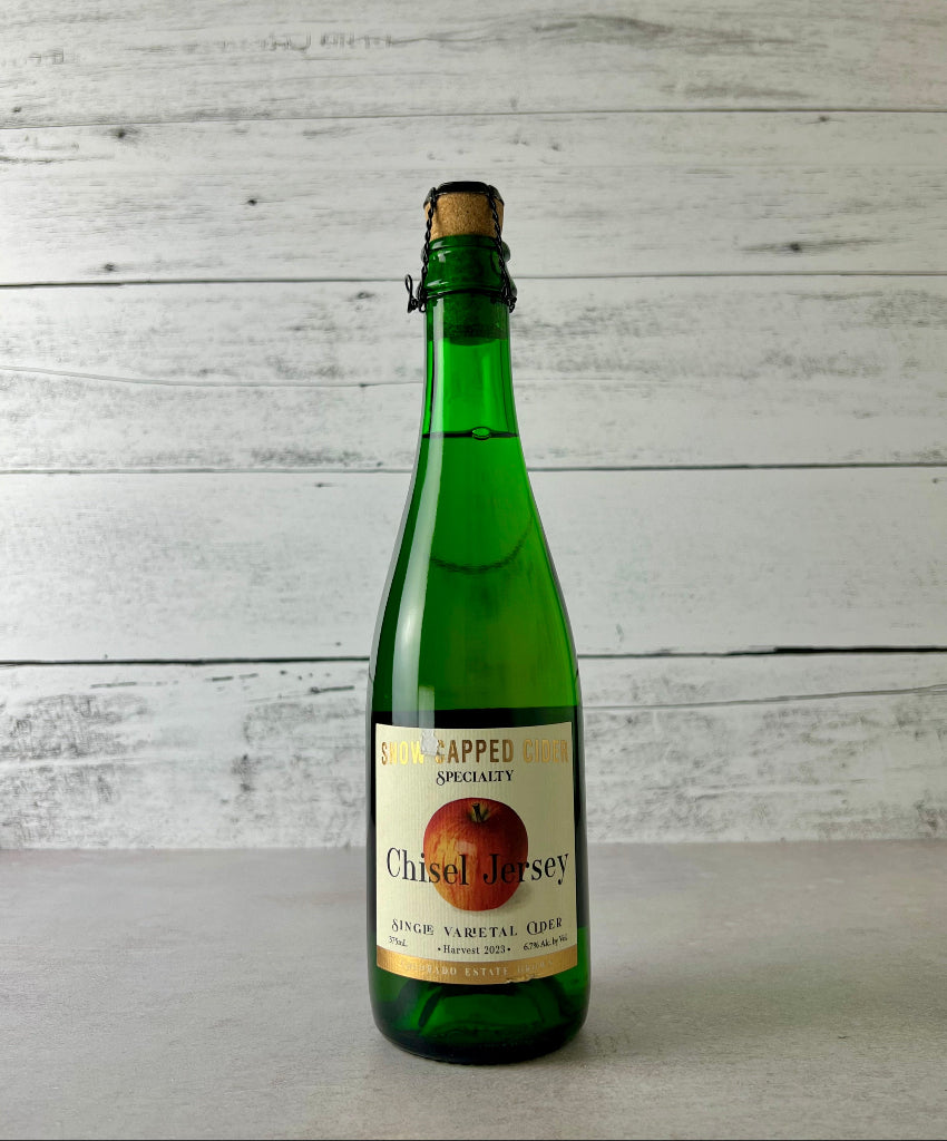 Photo of a 375 mL bottle of Snow Capped Cider - Specialty - Chisel Jersey Single Varietal Cider