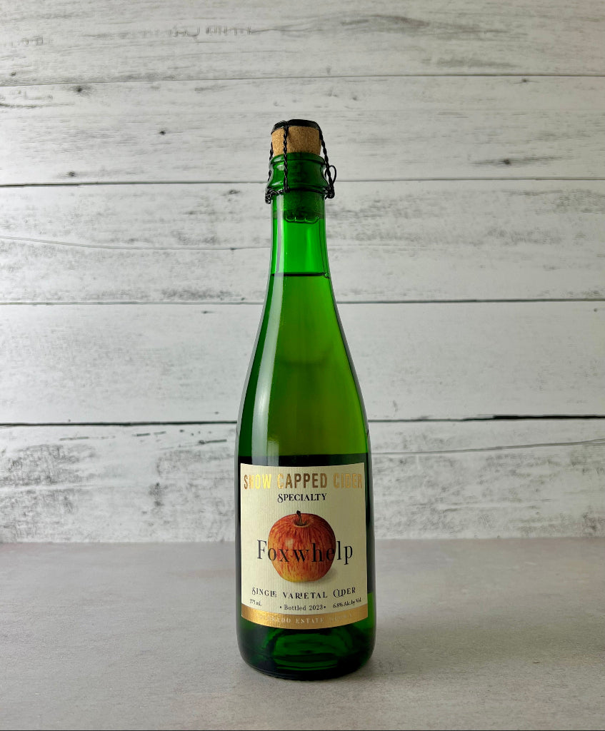 Photo of a 375 mL bottle of Snow Capped Cider - Specialty - Foxwhelp Single Varietal Cider