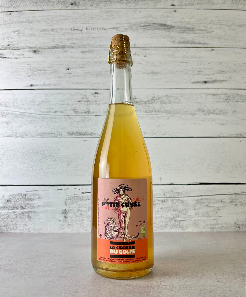 Photo of a 750 mL bottle of P'tite Cuvee La Cidrerie Du Golfe cider