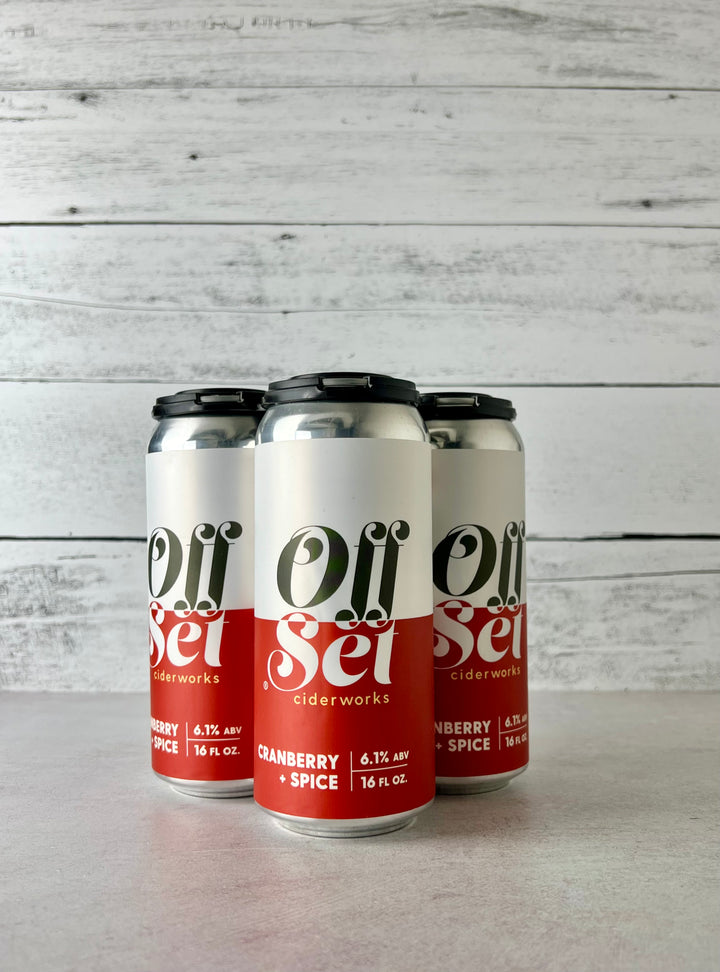 Offset Ciderworks - Cranberry + Spice Cider (16 oz)