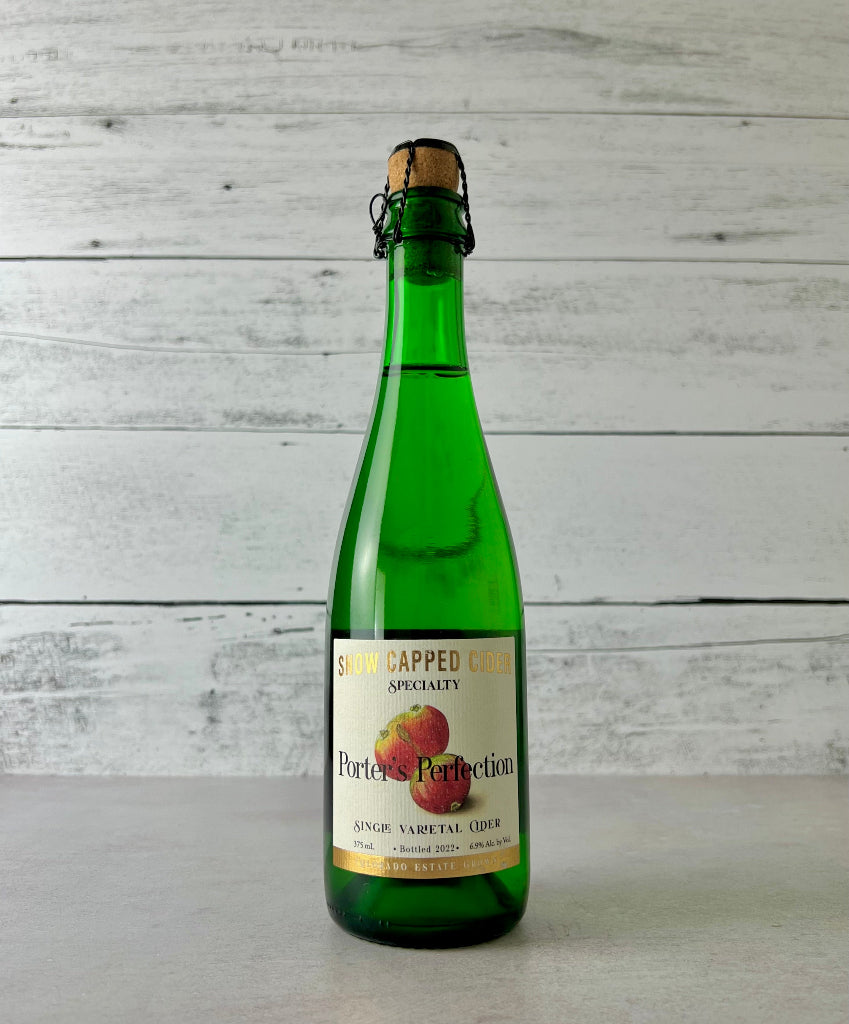 Photo of a 375 mL bottle of Snow Capped Cider Speciality Single Varietal Porter's Perfection - Colorado Estate Cider