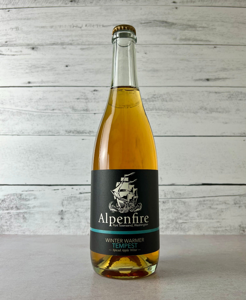 Photo of a 750 mL bottle of Alpenfire Cider  Tempest - Winter Warmer - Spiced Apple Wine