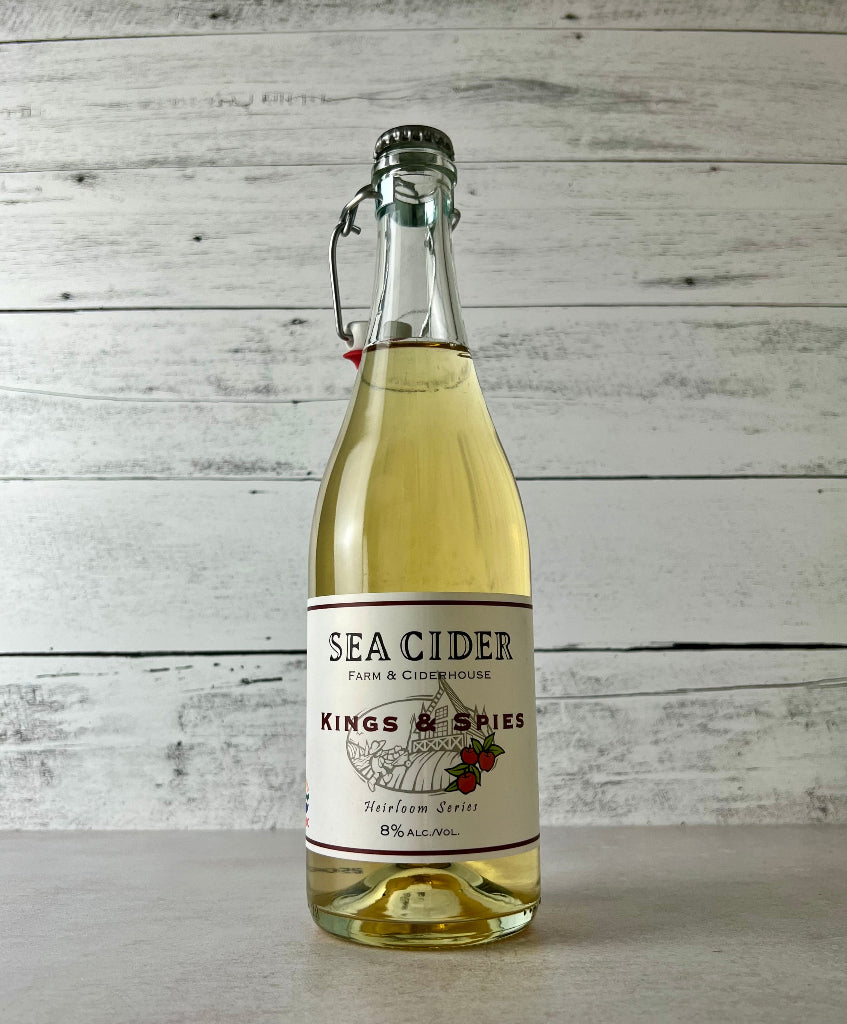 Photo of 750 mL bottle of Sea Cider Farm & Ciderhouse Kings & Spies Heirloom Series cider