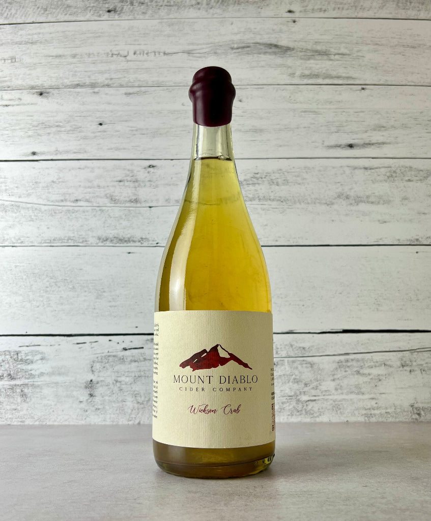 Photo of a 750 mL bottle of Mount Diablo Cider Company Wickson Crab cider