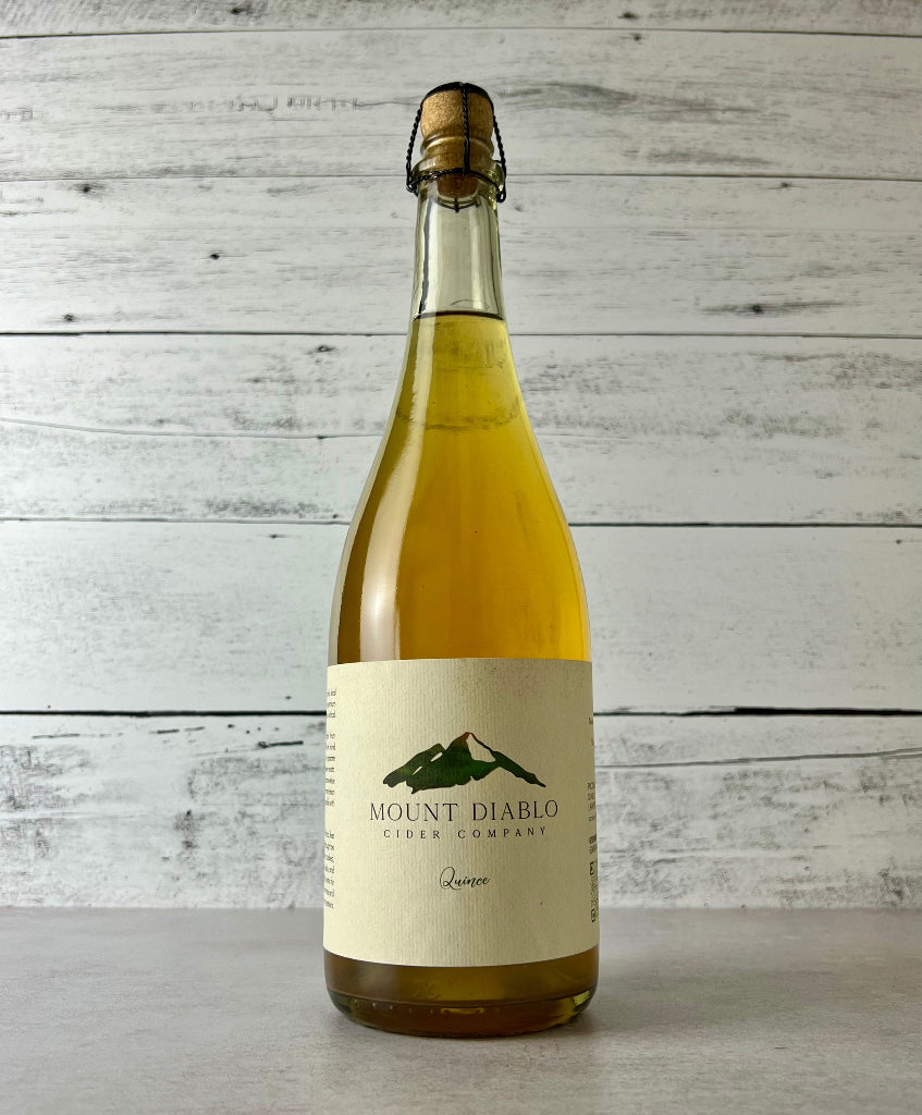 Photo of a 750 mL bottle of Mount Diablo Cider Company Quince cider