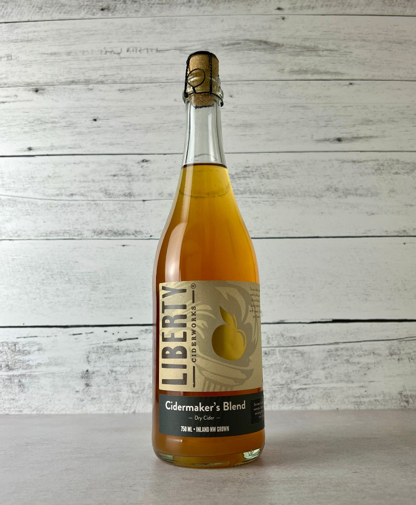 Photo of a 750 mL bottle of Liberty Ciderworks Cidermaker's Blend - Dry Cider - Inland NW Grown
