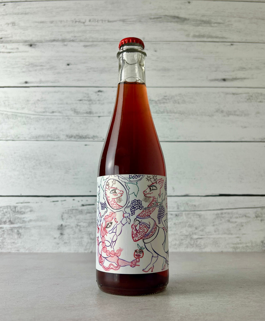 Photo of a 500 mL bottle of Two Broads Cider I Feel Pretty