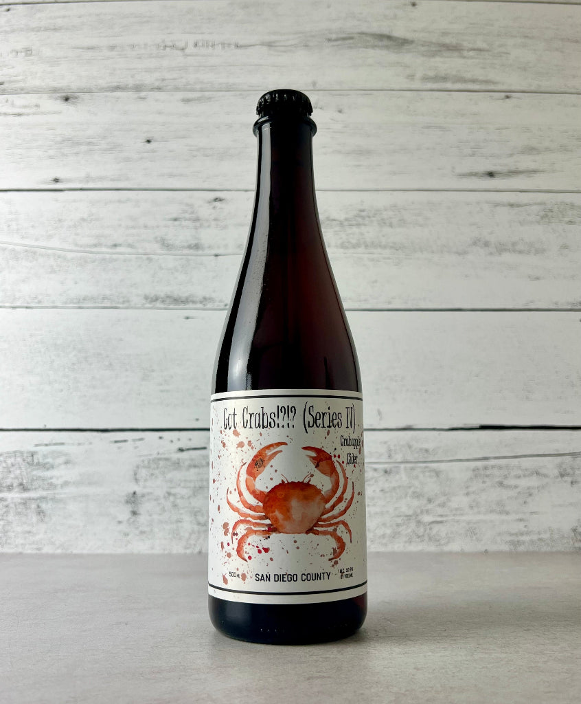 Photo of a 500 mL bottle of Raging Cider & Mead. Co. Got Crabs!?!? (Series IV) cider