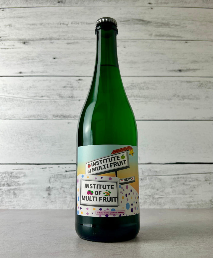 Photo of a 750 mL bottle of Durham Institute of Multi Fruit Cider