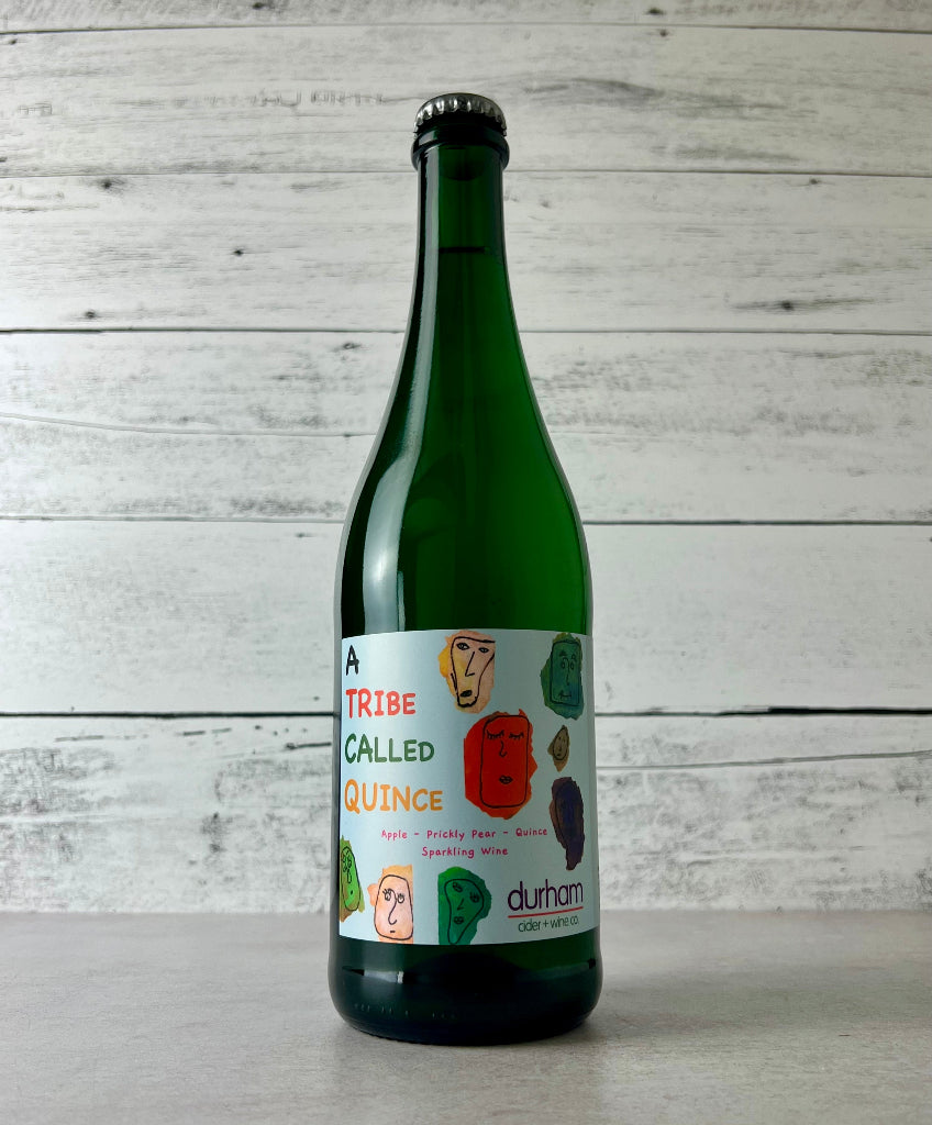 Photo of a 750 mL bottle of Durham A Tribe Called Quince - Apple, Prickly Pear, Quince - Sparkling Wine