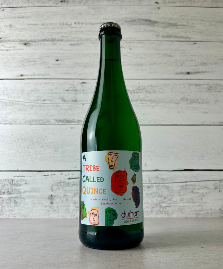 Photo of a 750 mL bottle of Durham A Tribe Called Quince - Apple, Prickly Pear, Quince - Sparkling Wine