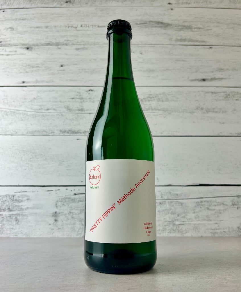 Photo of a 750 mL bottle of Durham "Pretty Pippin" Methode Ancestrale Cider
