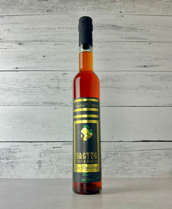 Photo of a 375 mL bottle of Raging Cider & Mead Co. Pommeau Reserve - Sand Diego County - Dessert Apple Wine