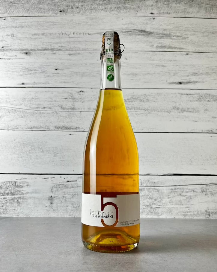 750 mL bottle of Domaine des Cinq Autels - Cidre de Normandie Brut 