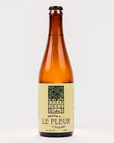 Cedar Draw Cider - Le Fleur Lavender Cider (500 mL)