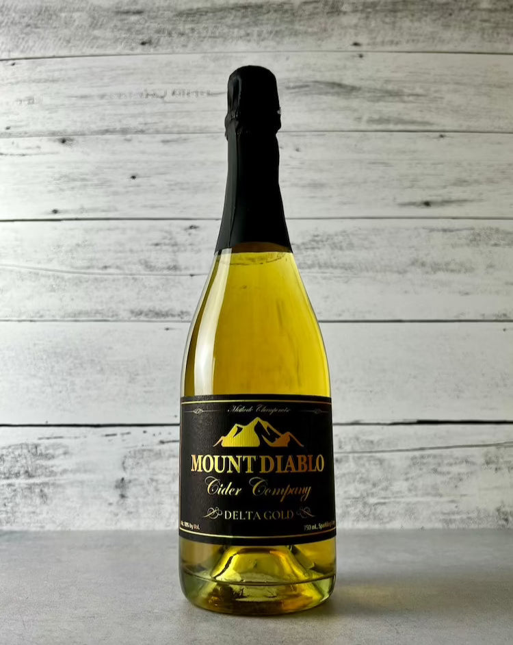 750 mL bottle of Mount Diablo Cider Company Delta Gold