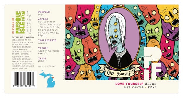Presque Isle Farm Cider - Love Yourself (750 mL)