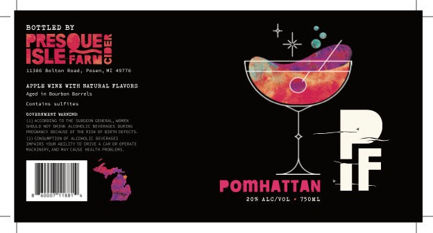 Presque Isle Farm Cider - Pomhattan