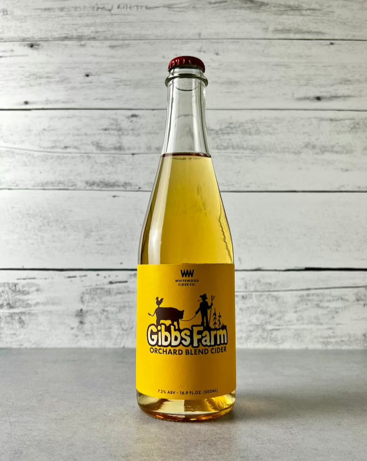 500 mL bottle Whitewood Cider - Gibbs Farm (500 mL) - Cider - Whitewood Cider Hard Cider