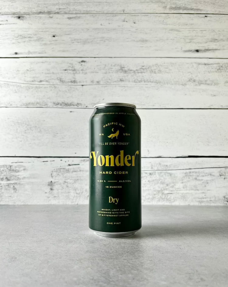 16 oz can of Yonder Hard Cider - Dry
