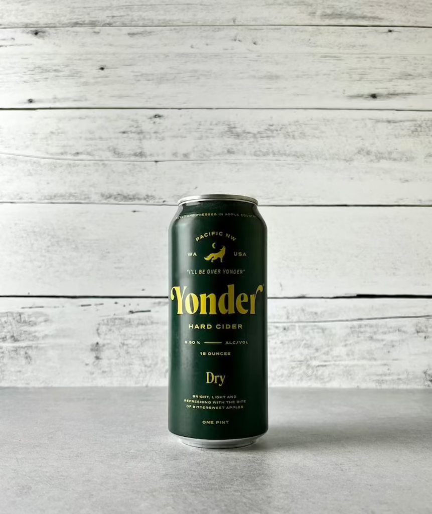 16 oz can of Yonder Hard Cider - Dry