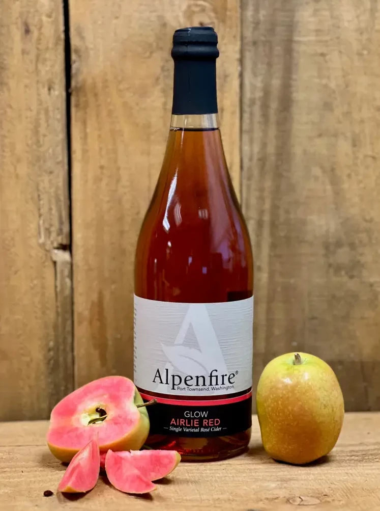 Alpenfire Cider - Glow - Airlie Red Single-Varietal Rosé (750mL) - Cider - Alpenfire Cider Hard Cider
