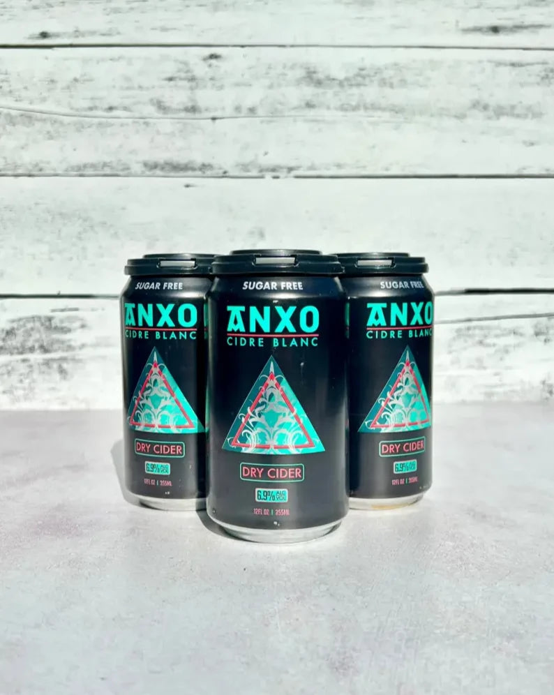 4-pack of Anxo Cidre Blanc Dry Cider Cans