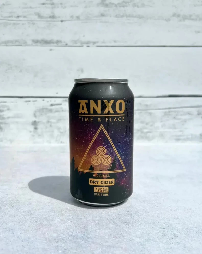 12 oz can of Anxo Time & Place - Virginia Dry Cider