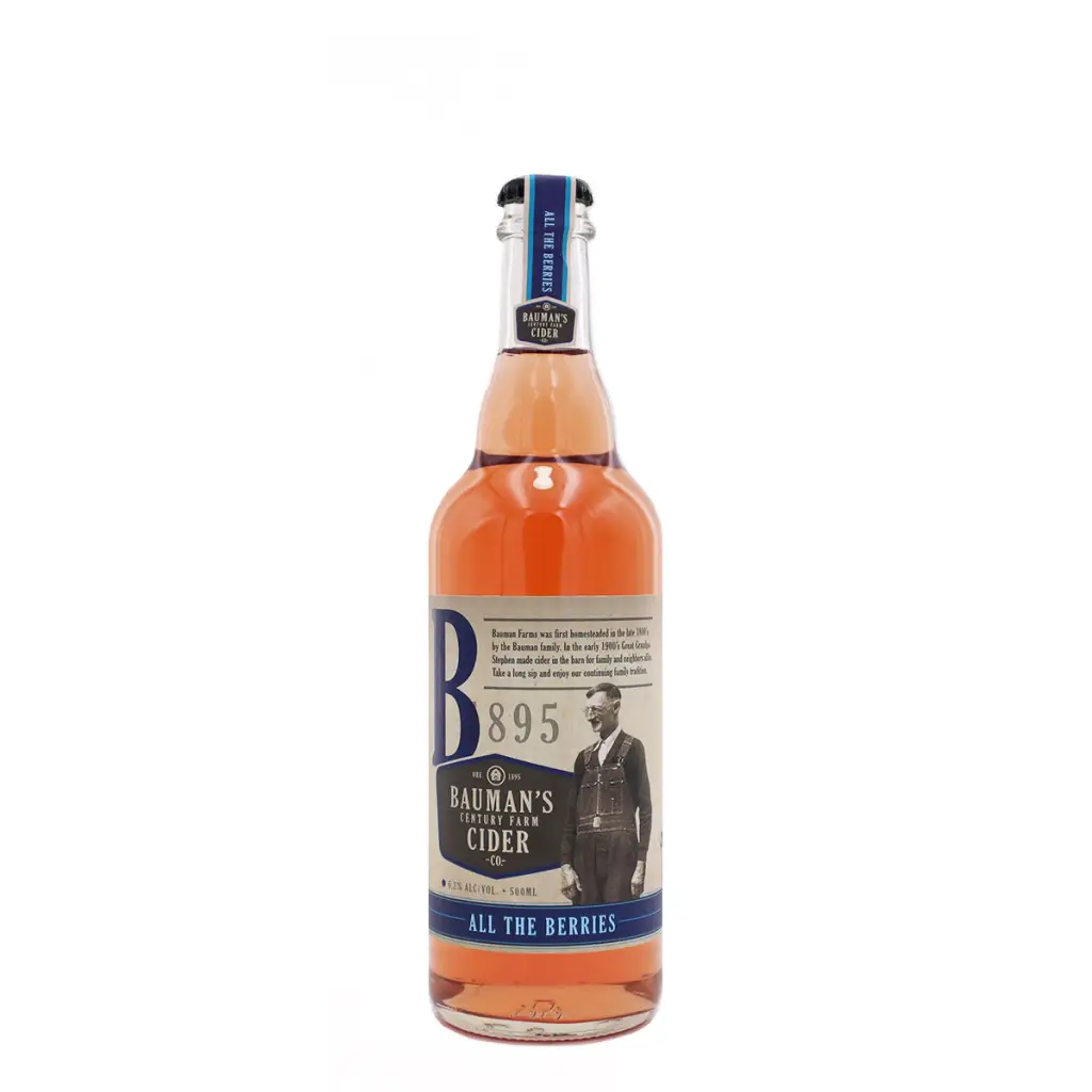Bauman's Cider - All the Berries Cider | Fruit Flavored Cider Where to ...