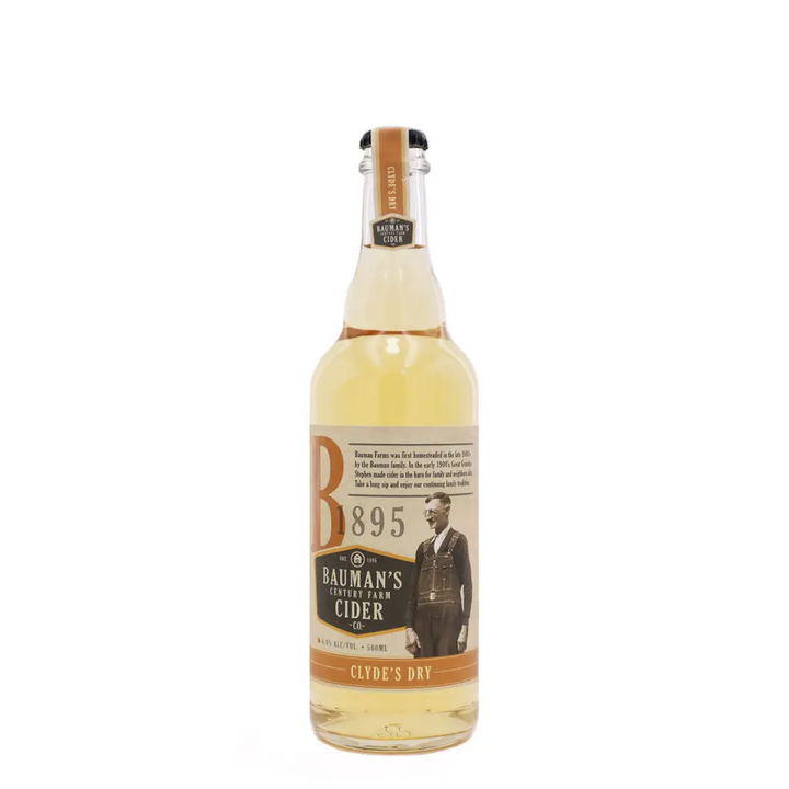 Bauman’s Cider - Clyde’s Dry Cider (500 mL) - Cider - Bauman’s Cider Co. Hard Cider