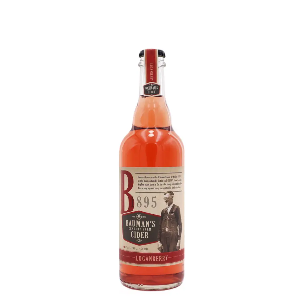 Bauman’s Cider - Loganberry (500 mL) - Company Hard