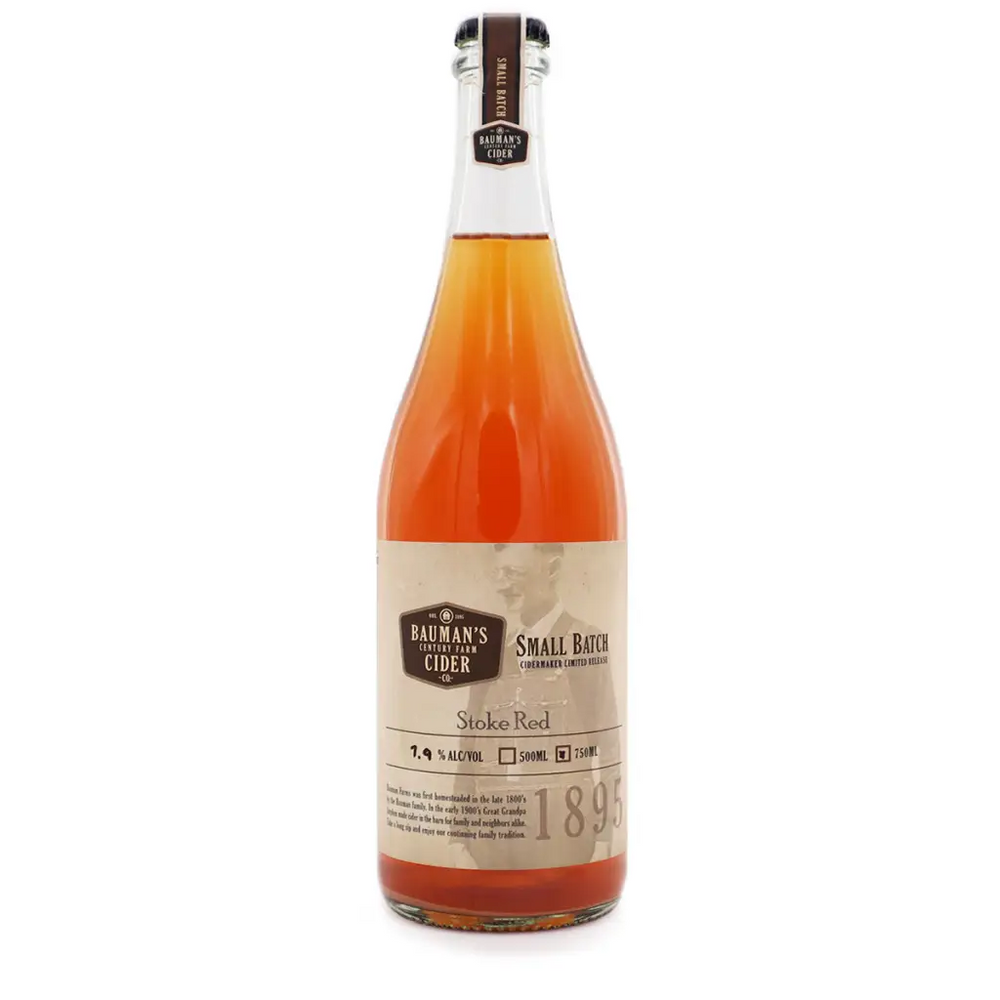 Bauman’s Cider - Stoke Red Cider (750 mL) - Cider - Bauman’s Cider Co. Hard Cider