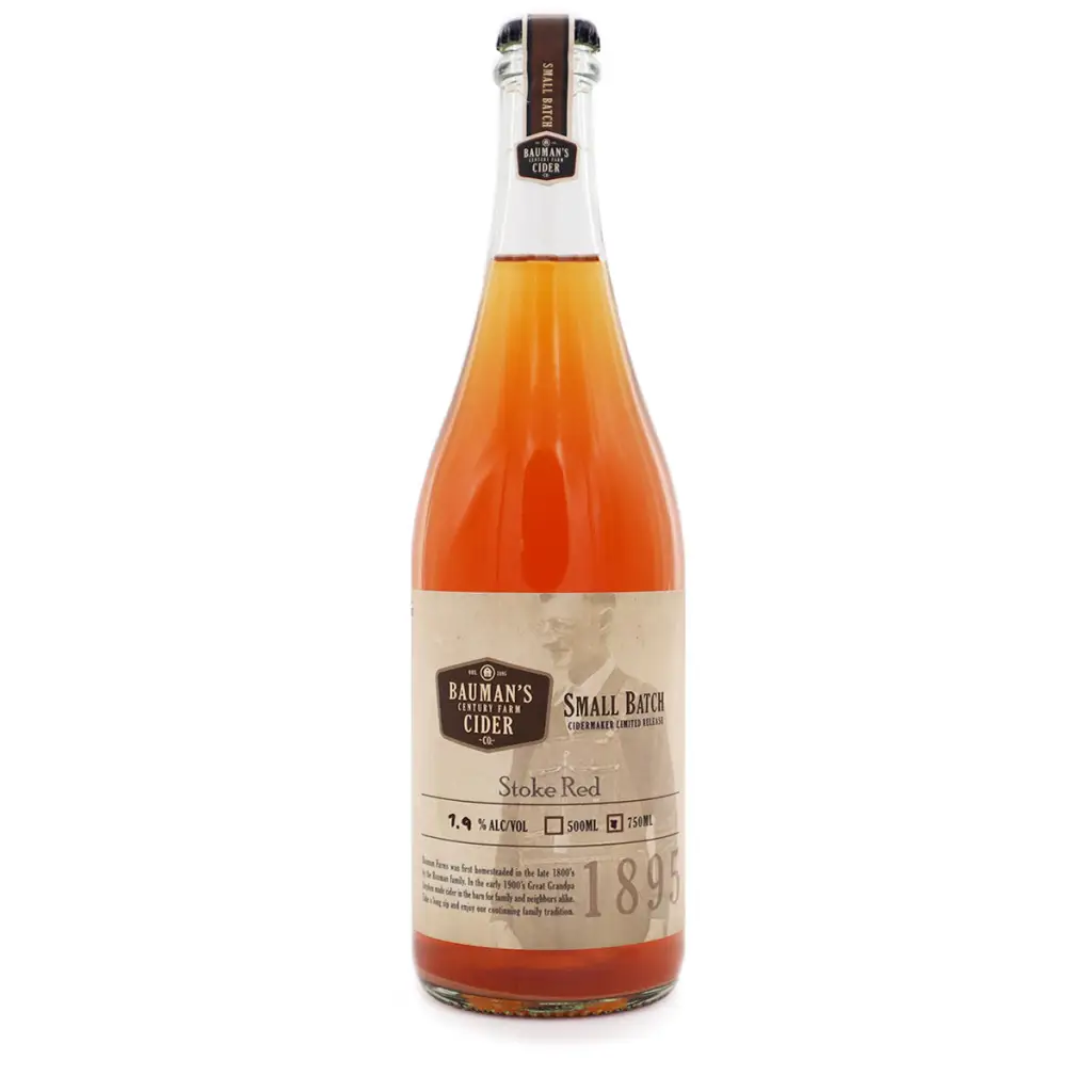 Bauman’s Cider - Stoke Red Cider (750 mL) - Cider - Bauman’s Cider Co. Hard Cider