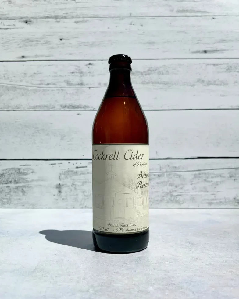 500 mL bottle of Cockrell Cider of Puyallup - British Reserve - Artisan Hard Cider