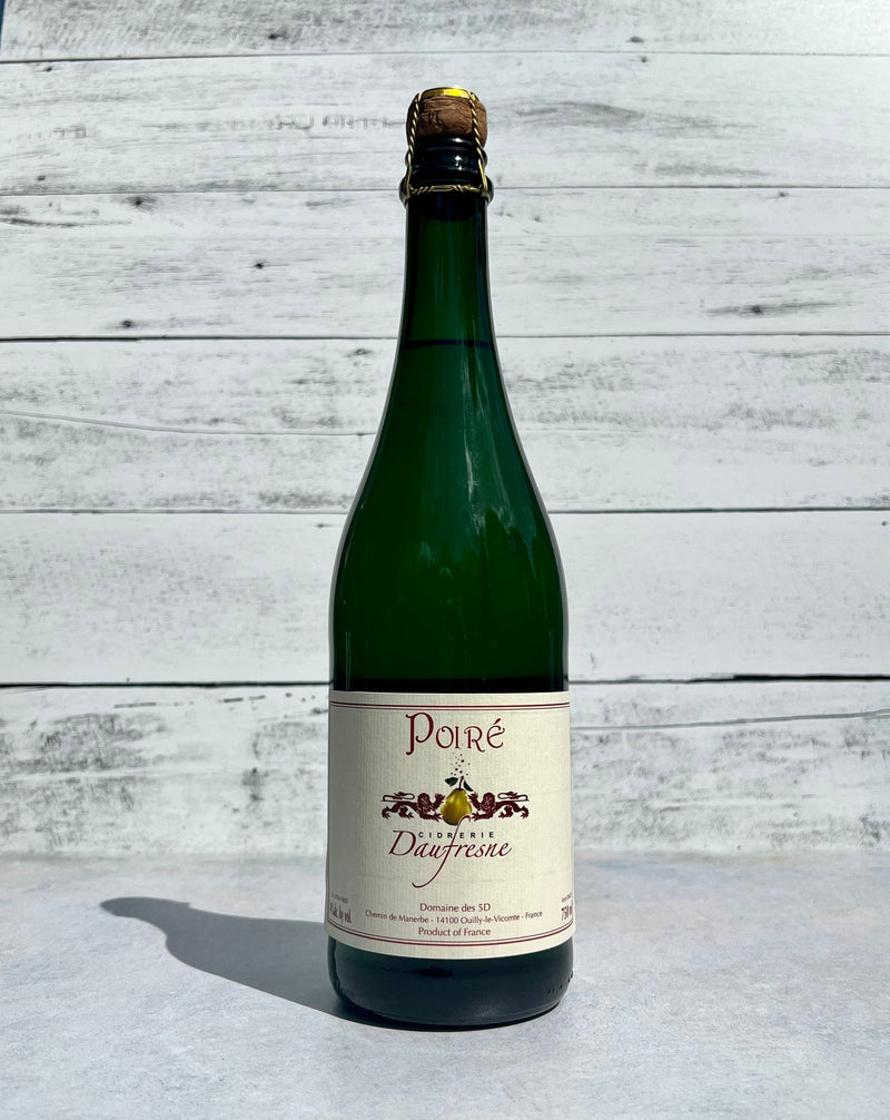 750 mL bottle of Poiré Cidrerie Daufesne perry